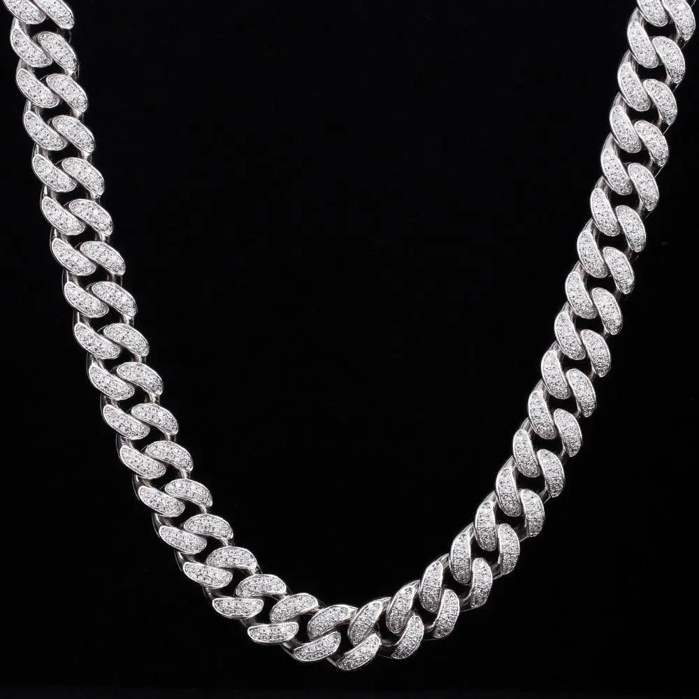 FROSTED CUBAN LINK NECKLACE