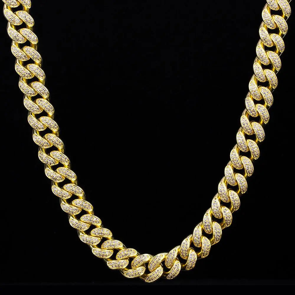 FROSTED CUBAN LINK NECKLACE