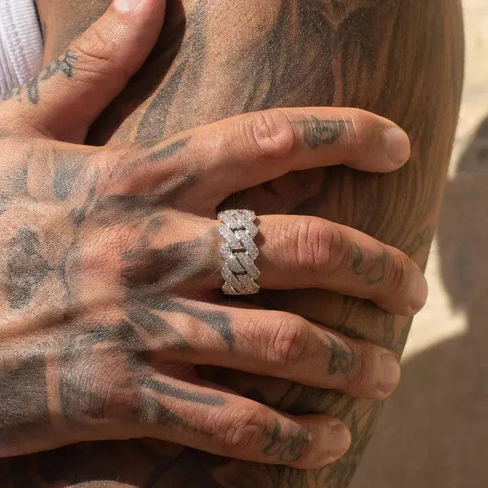 VVS ICED OUT CUBAN RING
