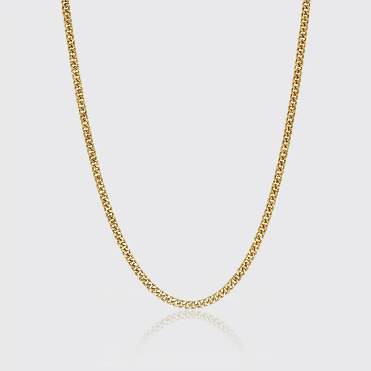 MICRO CUBAN CHAIN - Gold