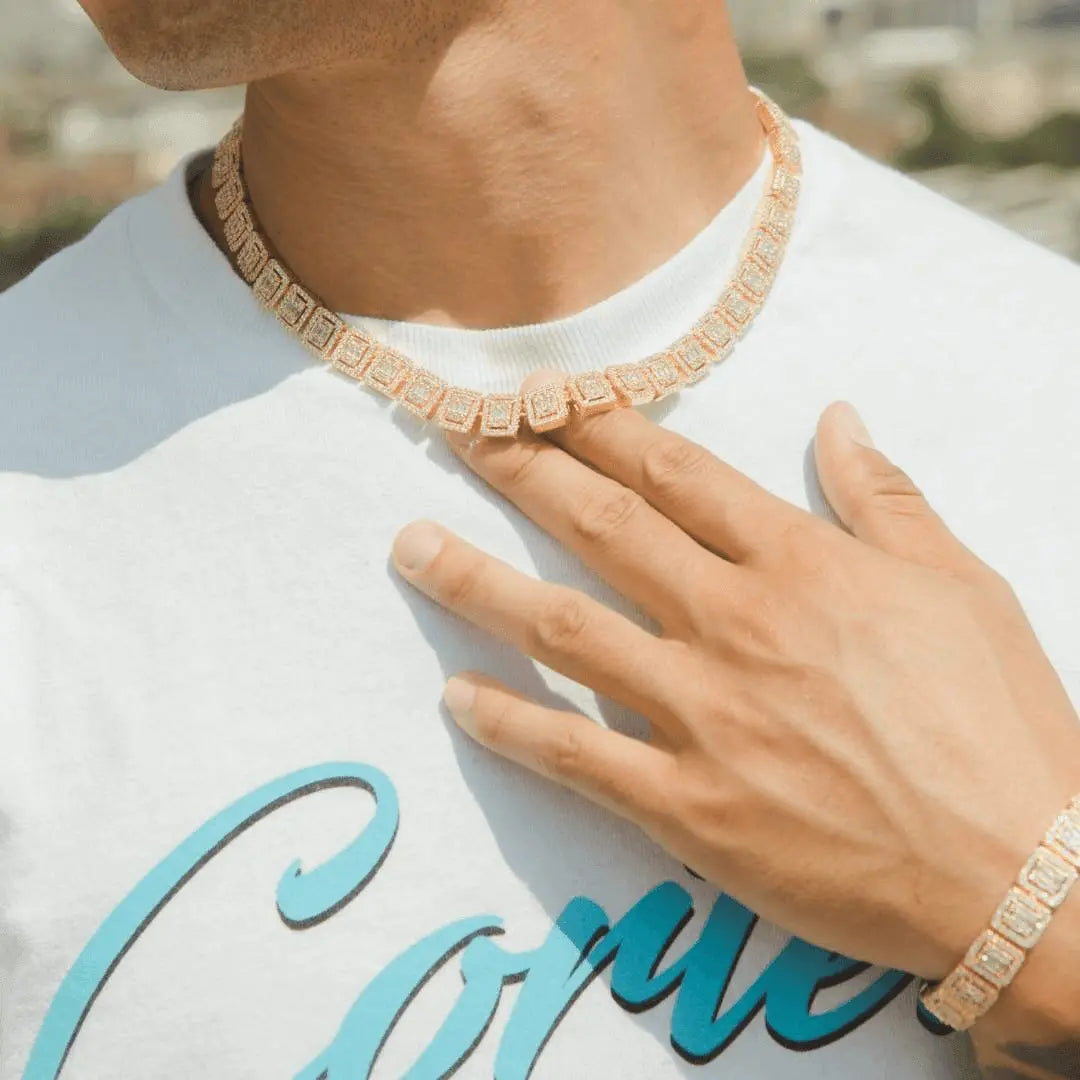 LUXE CLUSTER TENNIS CHAIN