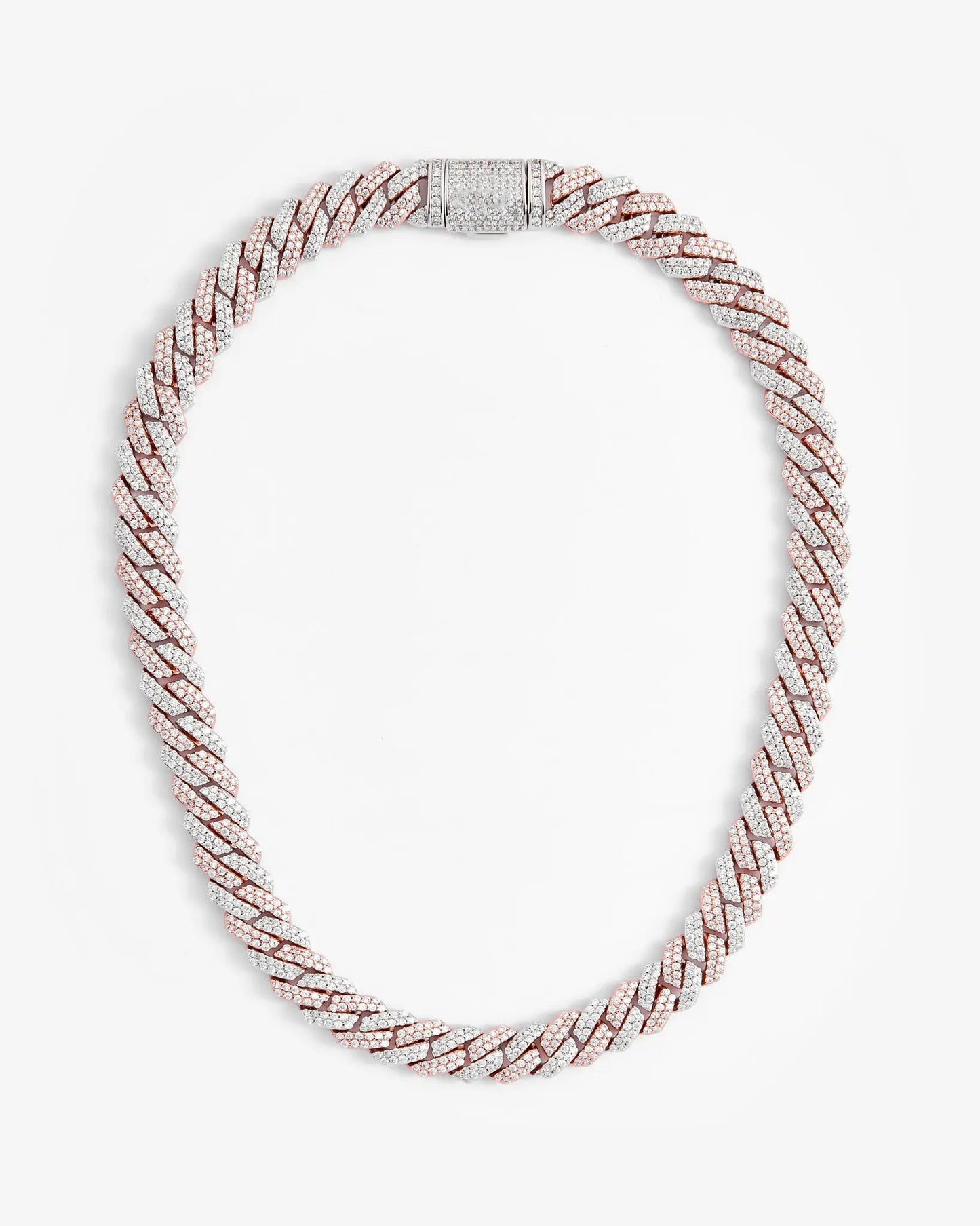 FROST POLISHED PRONG LINK CHAIN