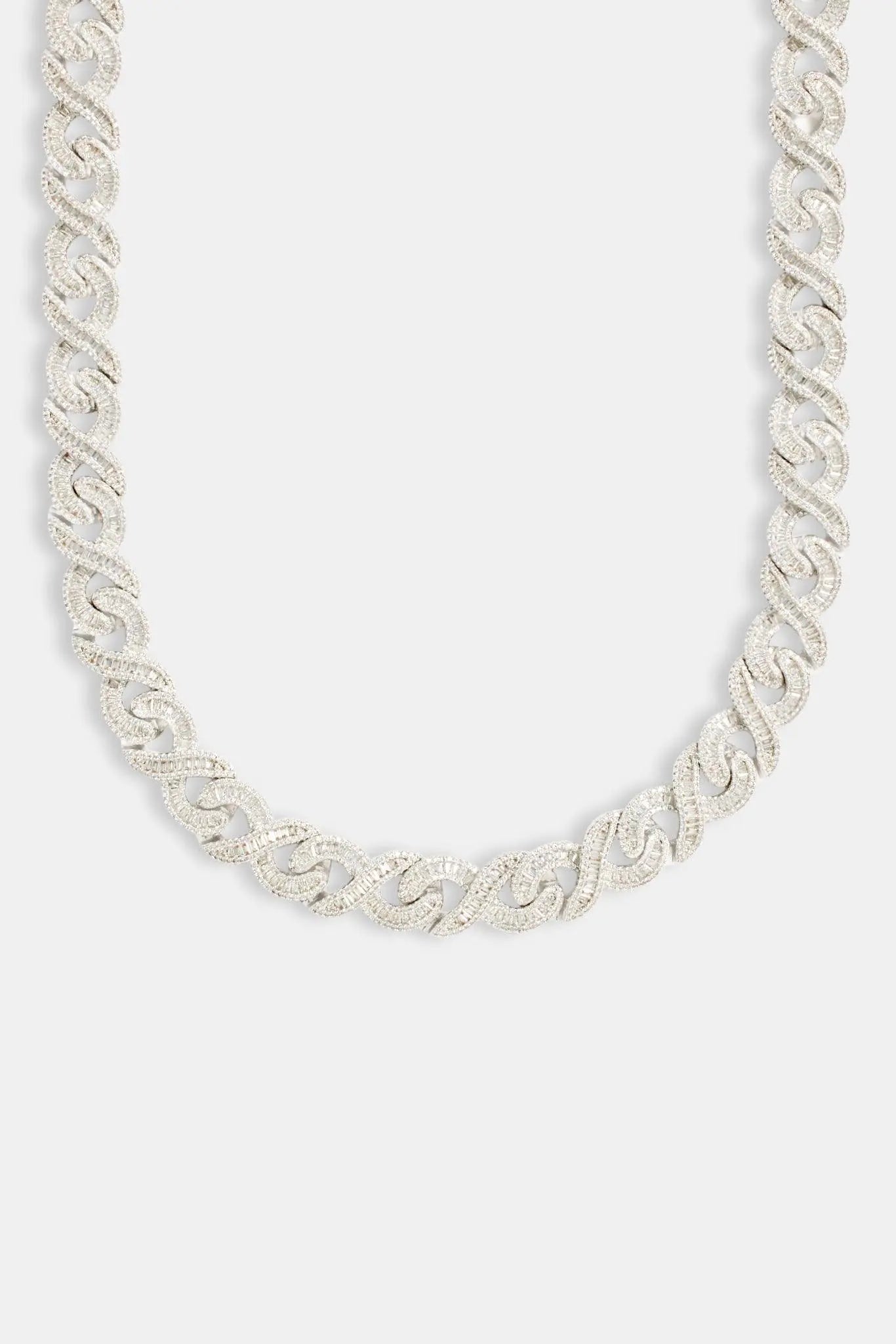 BAGUETTE INFINITY LINK CHAIN