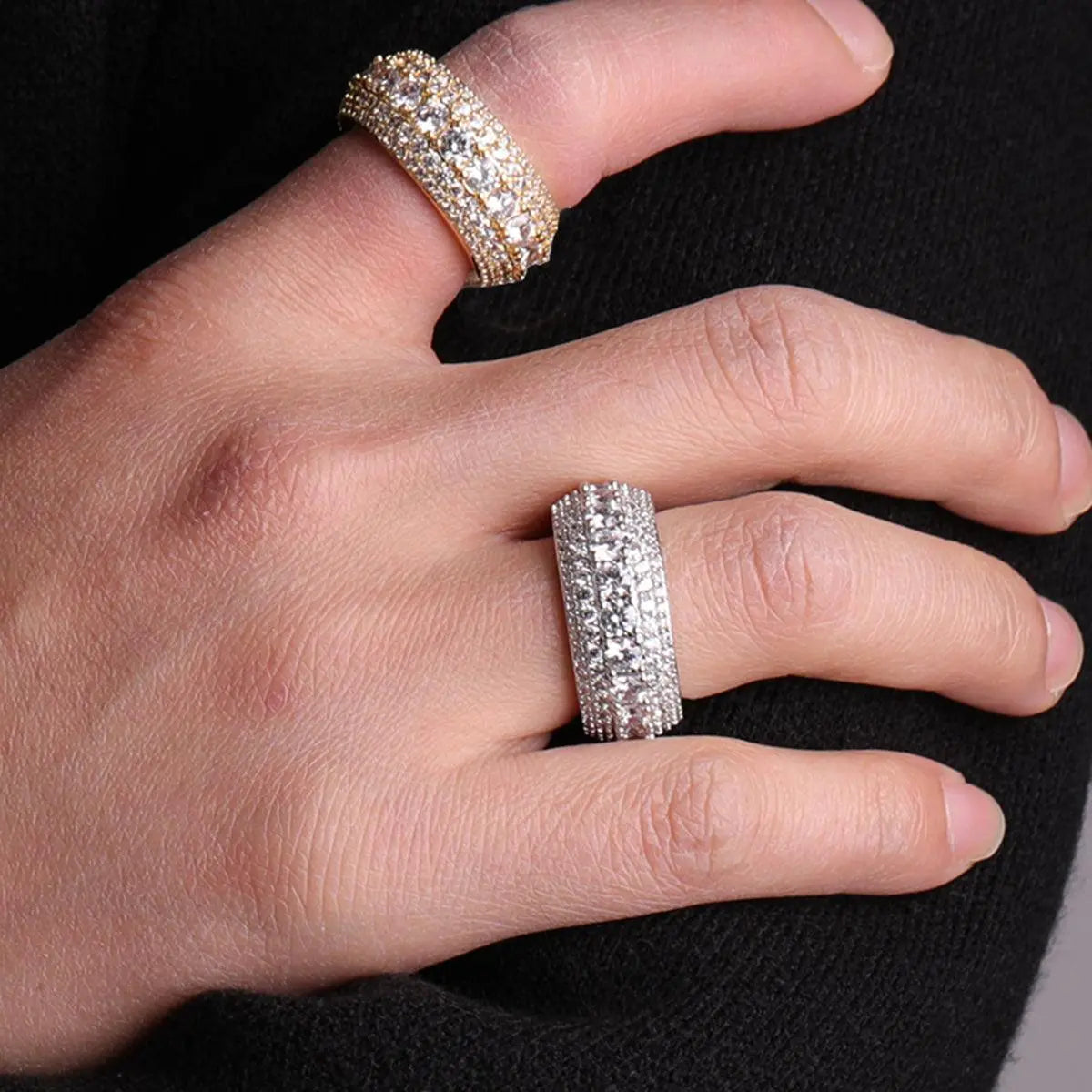 TENNIS ICED OUT RING