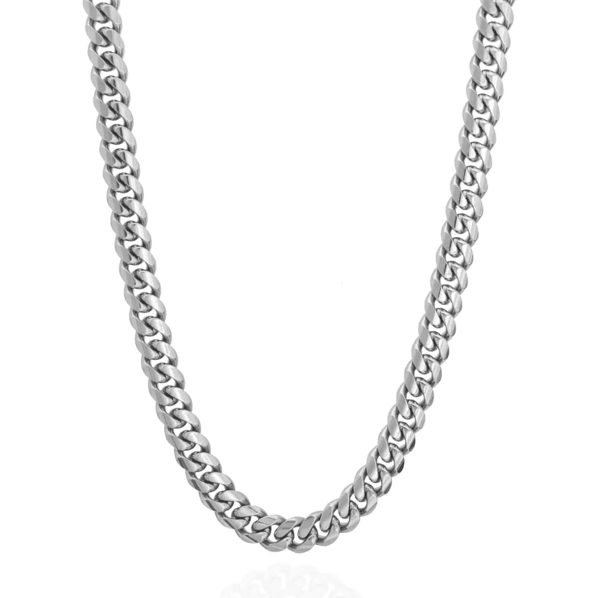 CUBAN CHAIN - WHITE GOLD