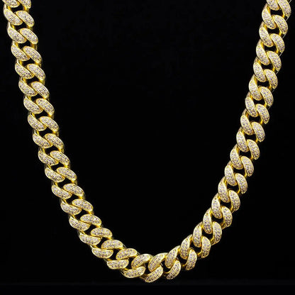 FROSTED CUBAN LINK NECKLACE