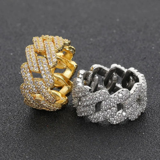 VVS ICED OUT CUBAN RING