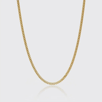 MICRO CUBAN CHAIN - Gold