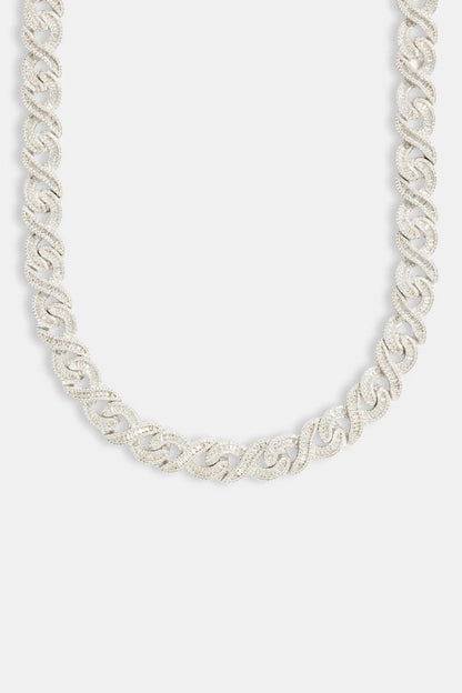 BAGUETTE INFINITY LINK CHAIN
