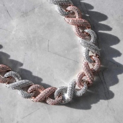 DIVINE CRYSTAL POLISHED CHAIN