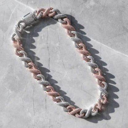 DIVINE CRYSTAL POLISHED CHAIN