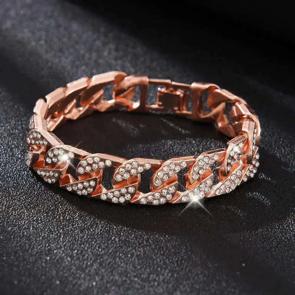 POLISHED OUT CUBAN LINK BRACELET