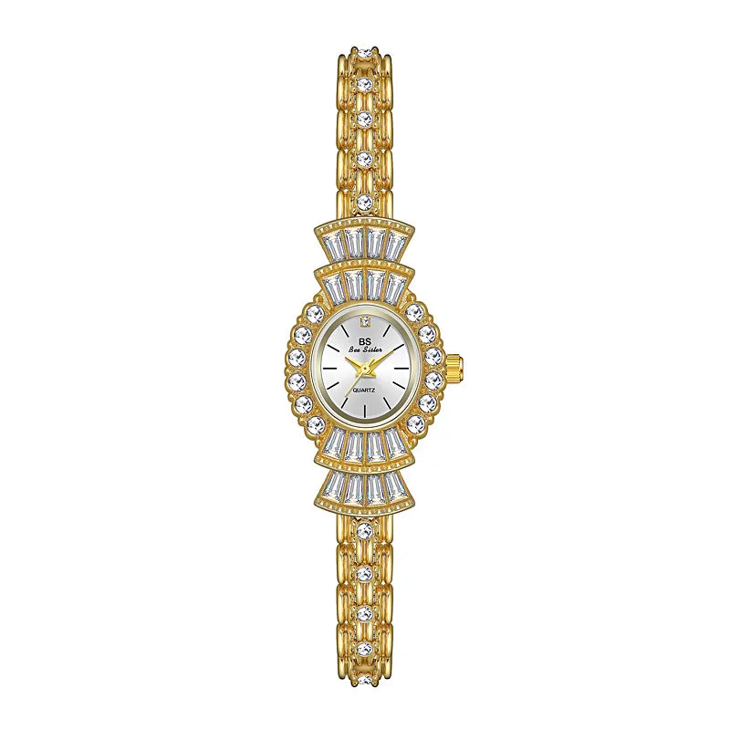 ELEGANT GOLD BRACELET WATCH