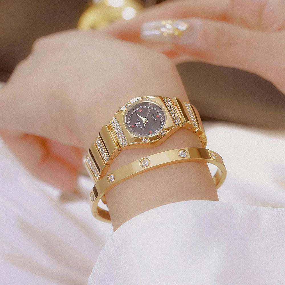 SUPREME GOLD BRACELET WATCH