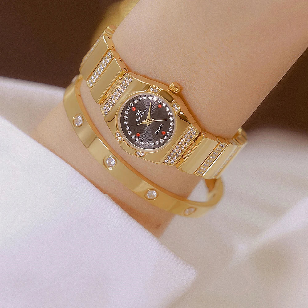 SUPREME GOLD BRACELET WATCH