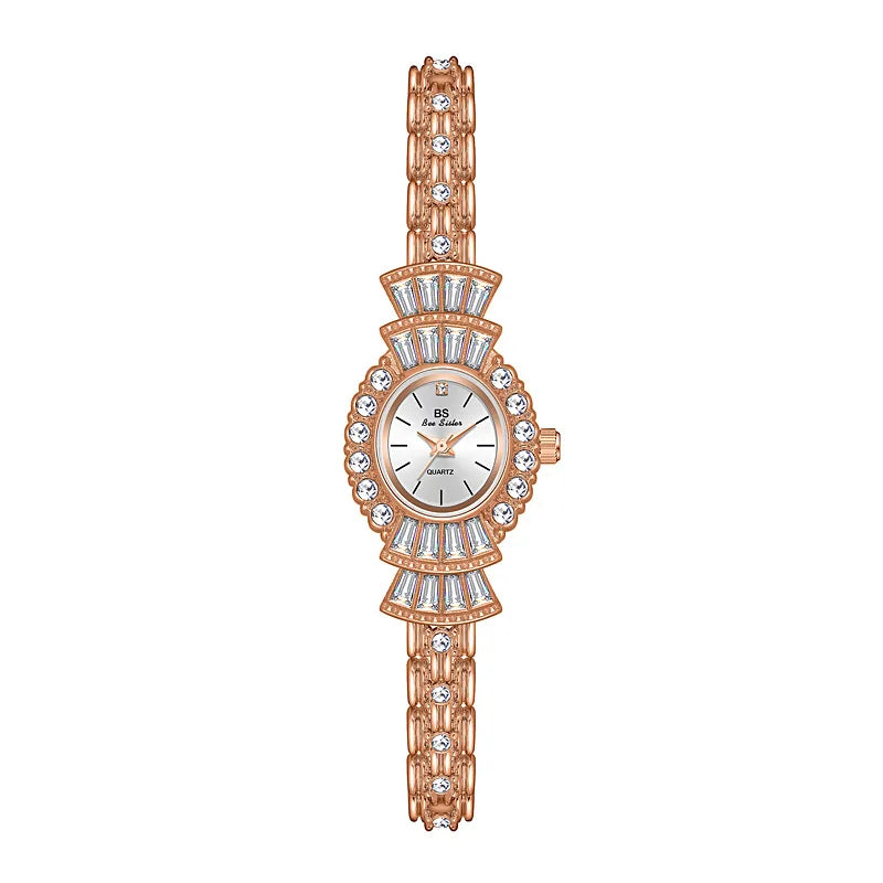 ELEGANT GOLD BRACELET WATCH