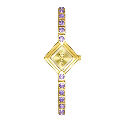 GLAMOROUS GOLD BRACELET WATCH