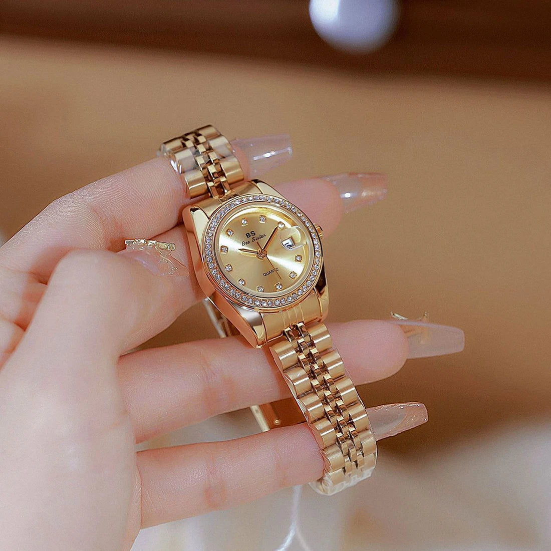 ANGEL GOLD BRACELET WATCH