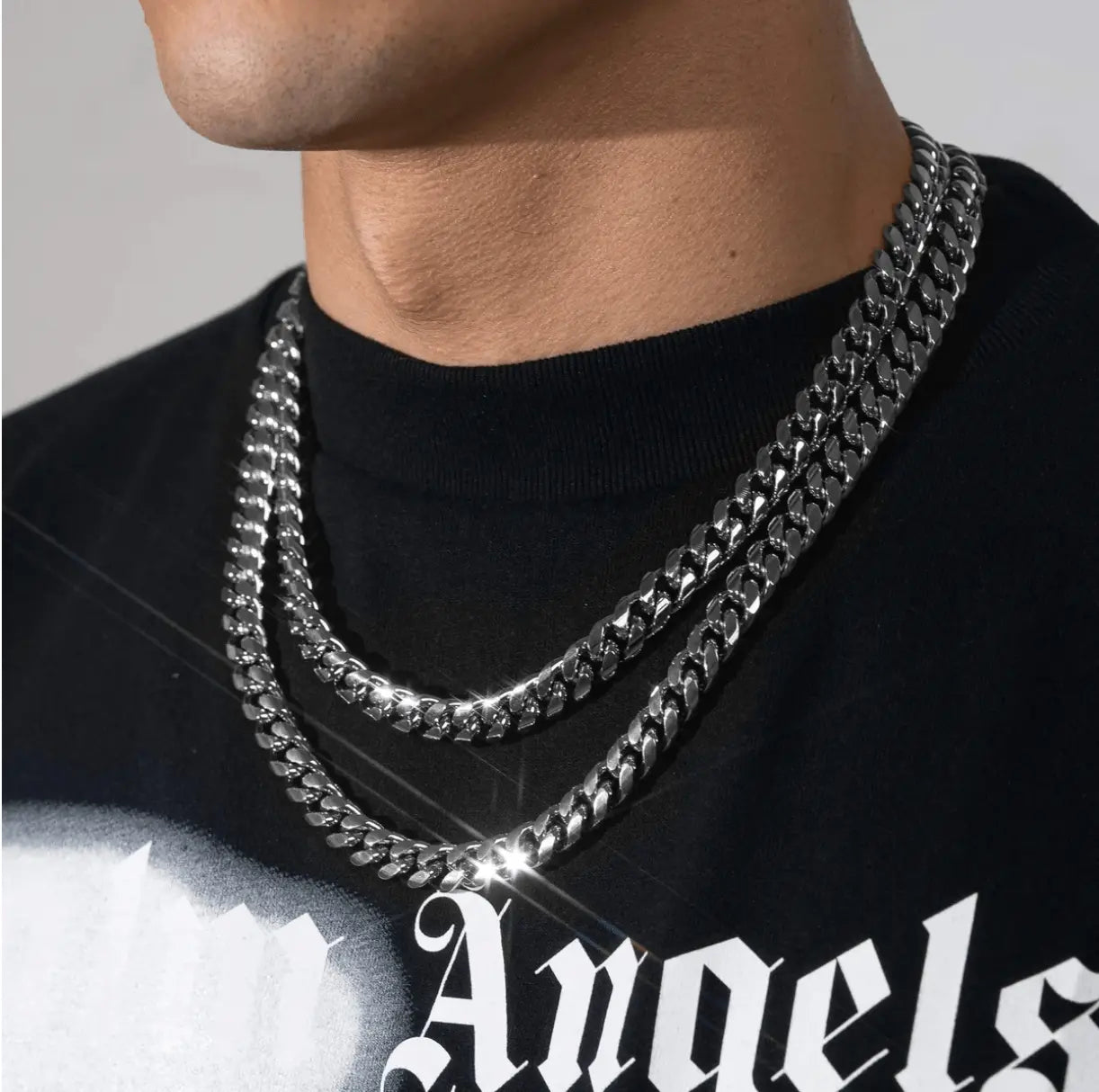 CUBAN CHAIN - WHITE GOLD