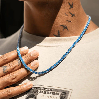 TENNIS CHAIN - ROYAL BLUE