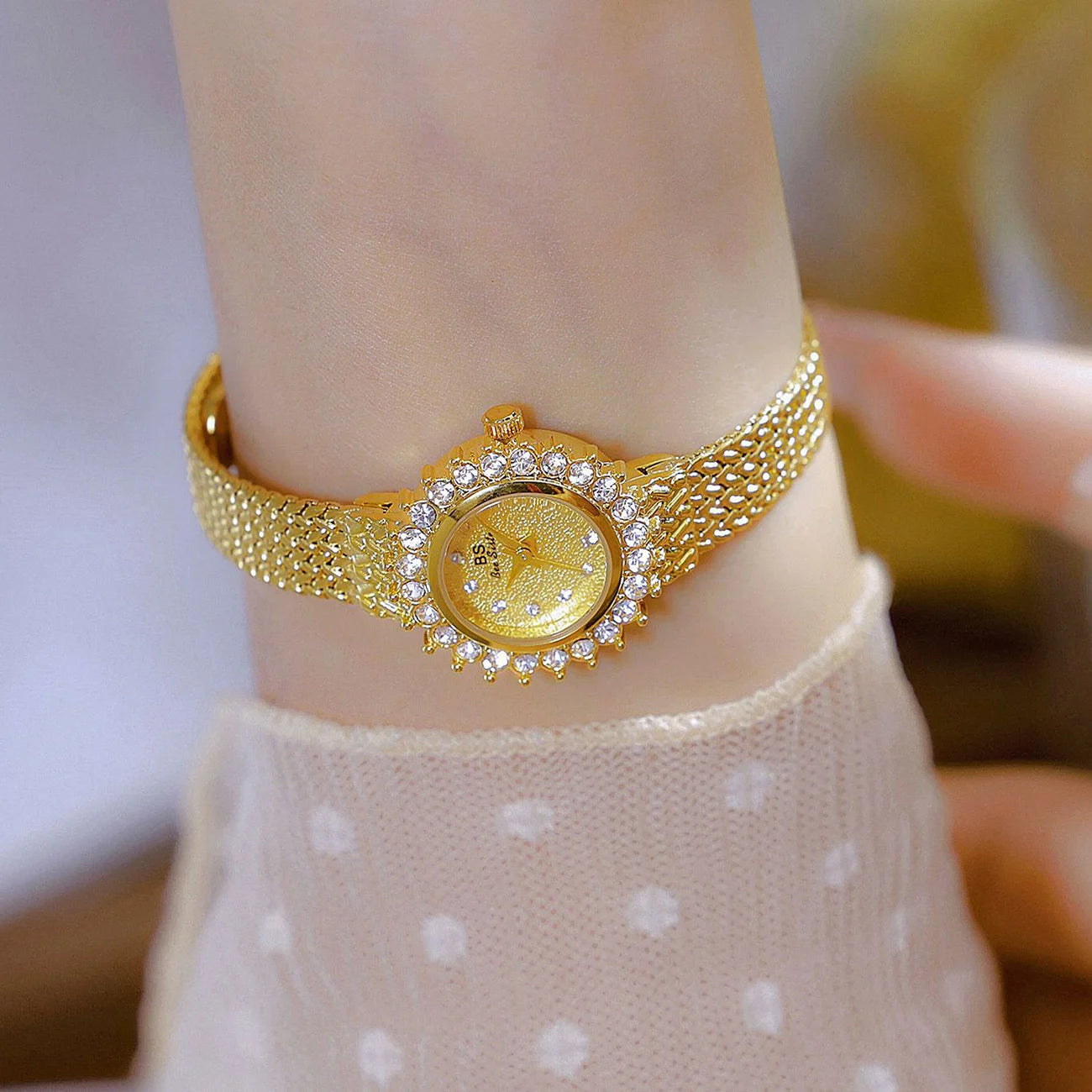 BLOOM GOLD BRACELET WATCH