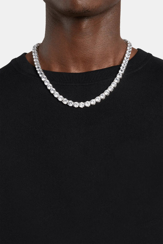 Tennis Chain - White Gold